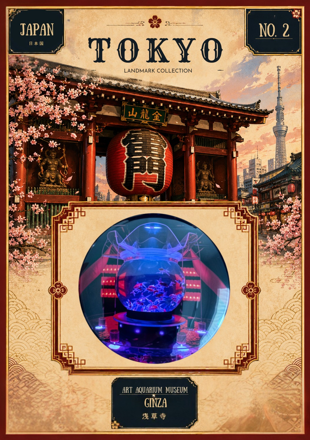 JAPAN-TOKYO MAGNET NO. 2